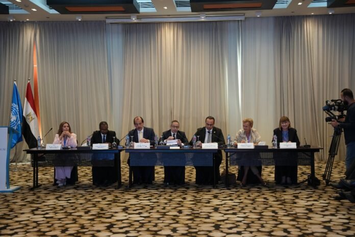 Today, The Government of Egypt, represented by the Ministry of Foreign Affairs, Emigration and Egyptian Expatriates, and the United Nations, in collaboration with the European Union had a high-level event on the sidelines of Aswan Forum to highlight progress achieved under the Joint Platform for Migrants and Refugees — a coordinated effort to improve access to essential services and promote social cohesion among migrants, refugees, and host communities in Egypt.