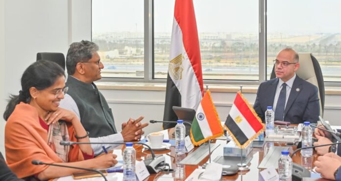 بحثت مصر والهند سبل تعزيز العلاقات الاقتصادية والتجارية والاستثمارية بين البلدين، بالإضافة إلى عددٍ من الموضوعات الحيوية محل الاهتمام المشترك التي تهدف لرفع مستوى التعاون الثنائي، بحسب بيانٍ صادرٍ عن وزارة الاستثمار المصرية.